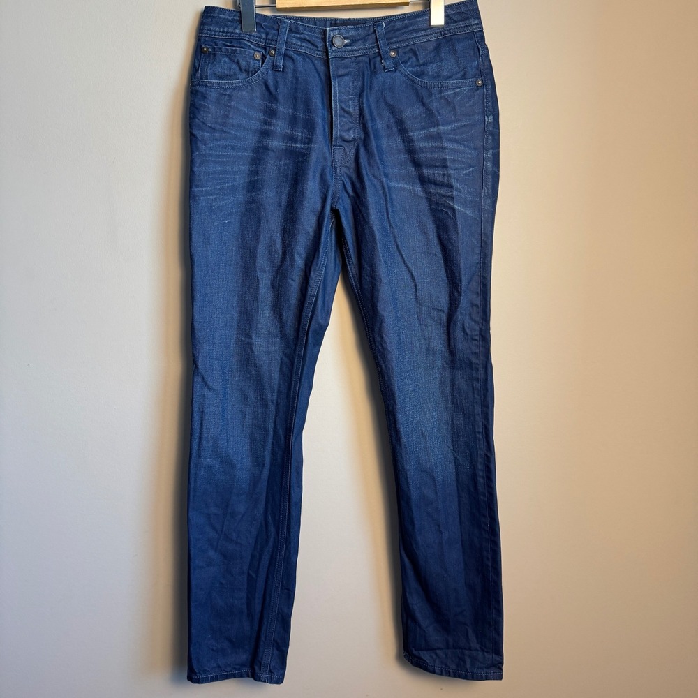 Jack & Jones Jeans Intelligence Slim Fit Tim‎ Mens Denim Pants Size 30x30 Coated